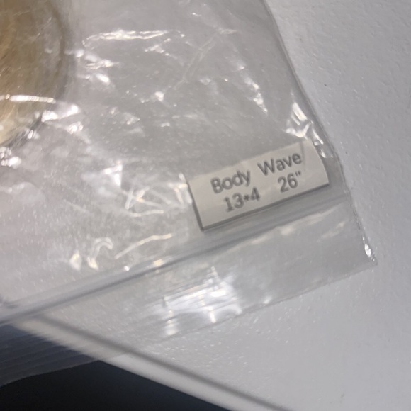 Lot 2105❤️NEW 100% Human Hair Lace front wig 13x4 Deep Wave wig 26” - Picture 4 of 7